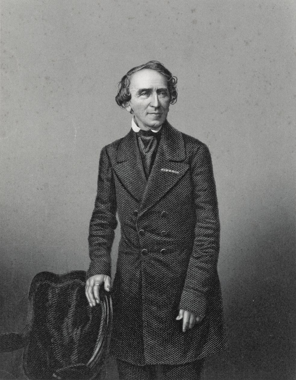 Giacomo Meyerbeer (1791-1864), gravert av D.J. Pund etter et fotografi av John Jabez Edwin Paisley Mayall