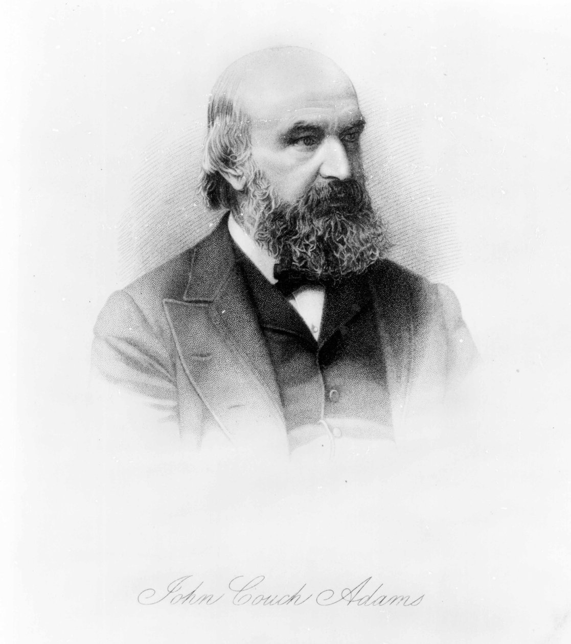 John Couch Adams, gravert av George J. Stodart av John Jabez Edwin Paisley Mayall
