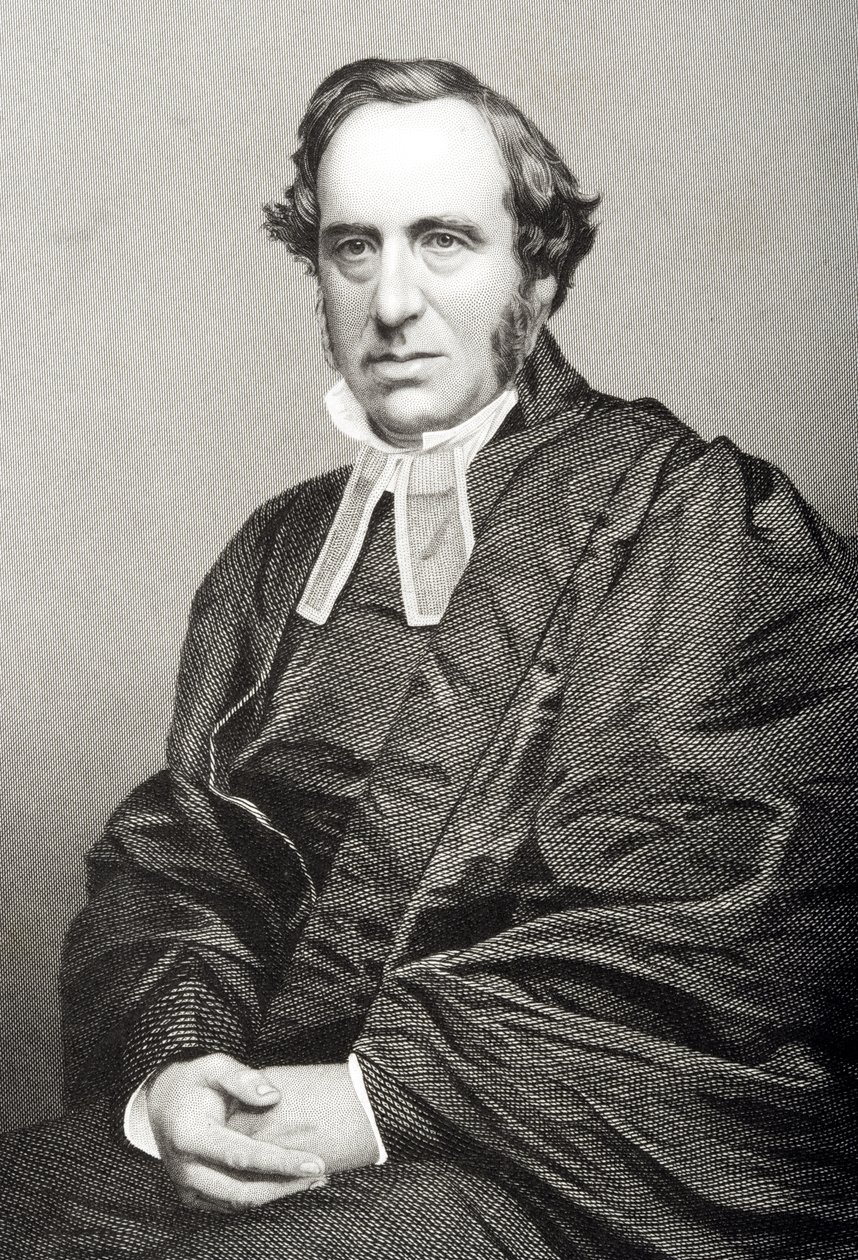 Richard Chenevix Trench (1807-86) gravert av D.J. Pund fra et fotografi, fra 
