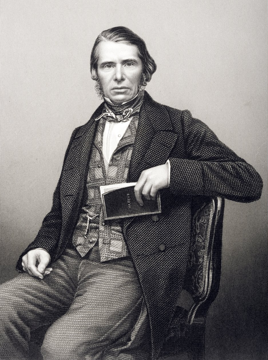 Sir Charles Edward Trevelyan (1807-86) gravert av D.J. Pund fra et fotografi, fra 