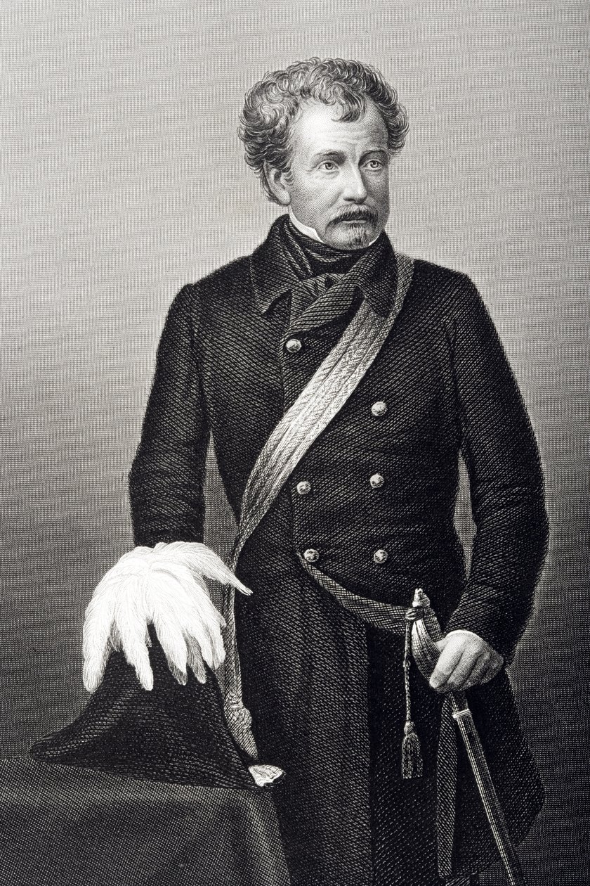 Sir Colin Campbell (1792-1863) Lord Clyde, gravert av D.J. Pund fra et fotografi, fra 