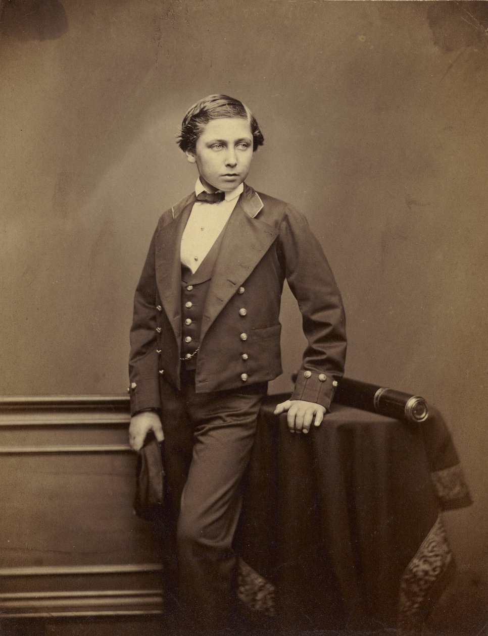 Prinsen av Wales, senere Edward VIII, ca. 1856 (albumin sølvtrykk) av John Jabez Edwin Paisley Mayall