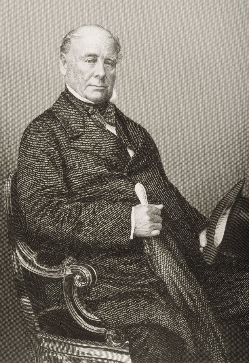 Thomas Chandler Haliburton (1796-1865) gravert av D.J. Pund fra et fotografi, fra 