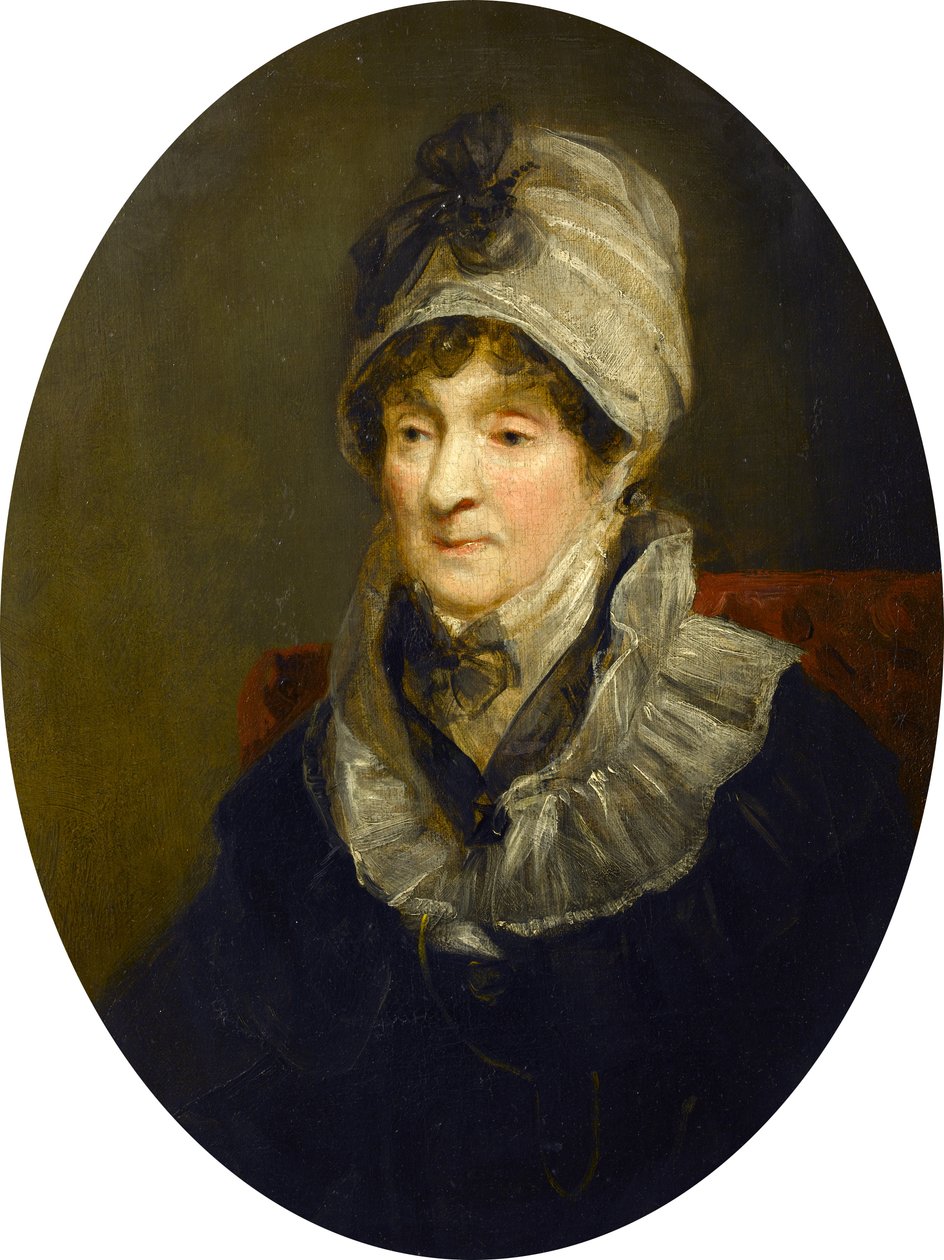 Portrait of a Lady (Mrs Parry, moren til Sir WE Parry, RN), ca. 1824 av John Jackson
