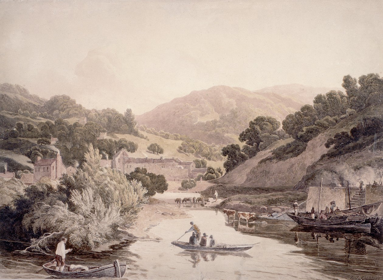 Elvescene i Devonshire av John James Chalon