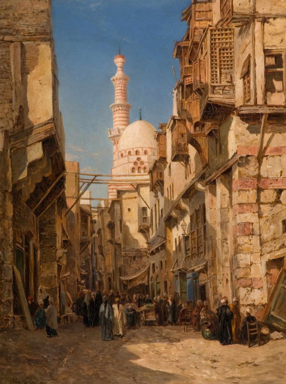 Spill El Syer, Kairo, 1880 av John Jnr. Varley