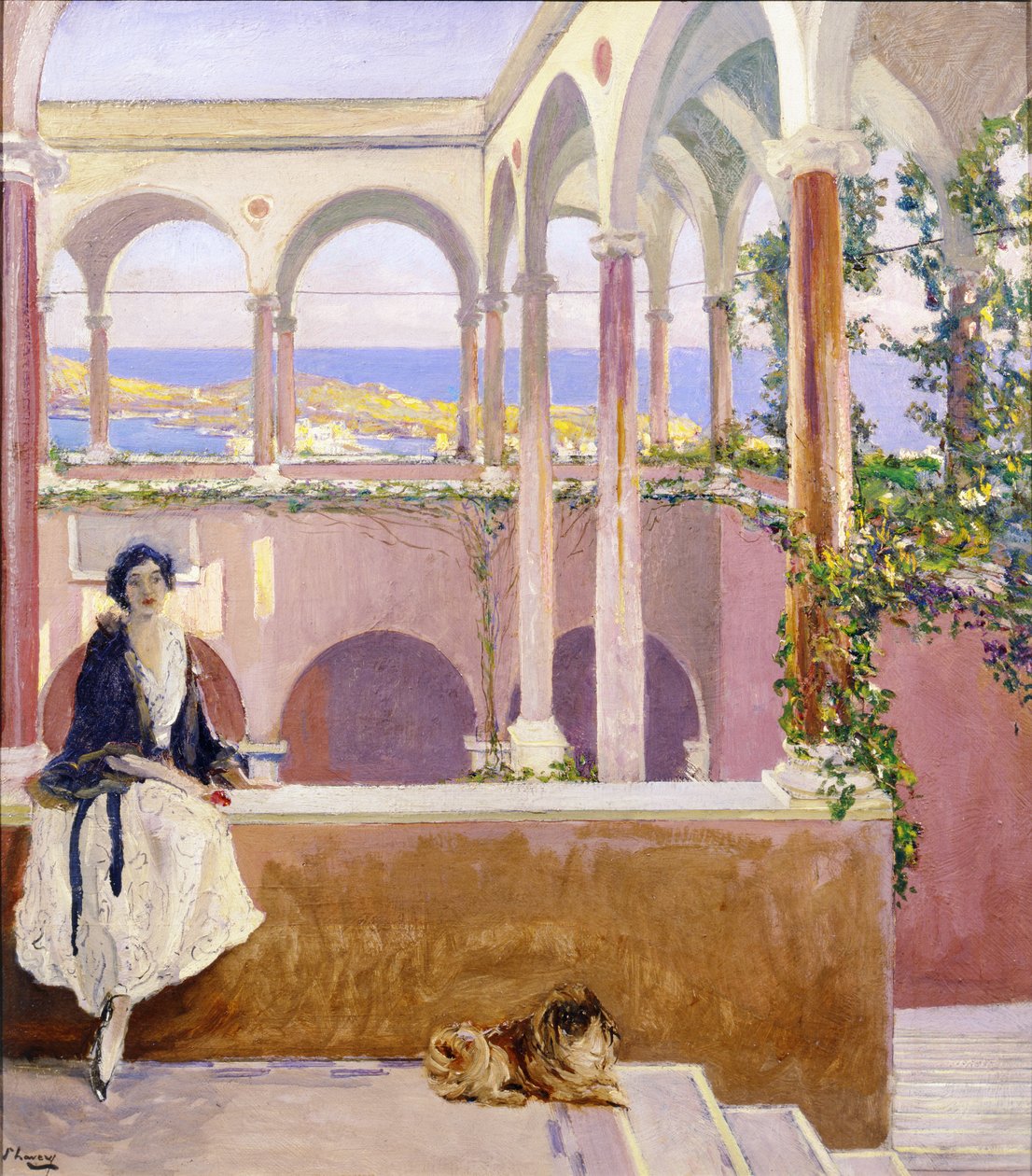 På rivieraen, 1920 av John Lavery