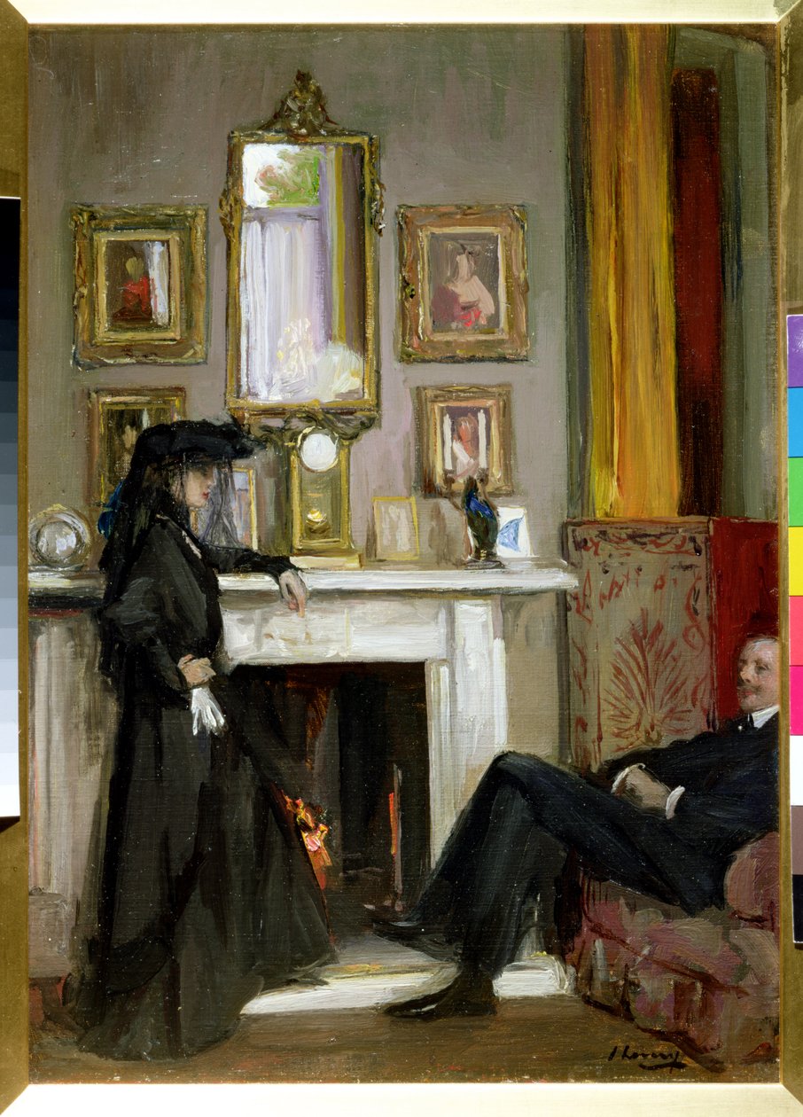 Den grå salongen, Tanger av John Lavery