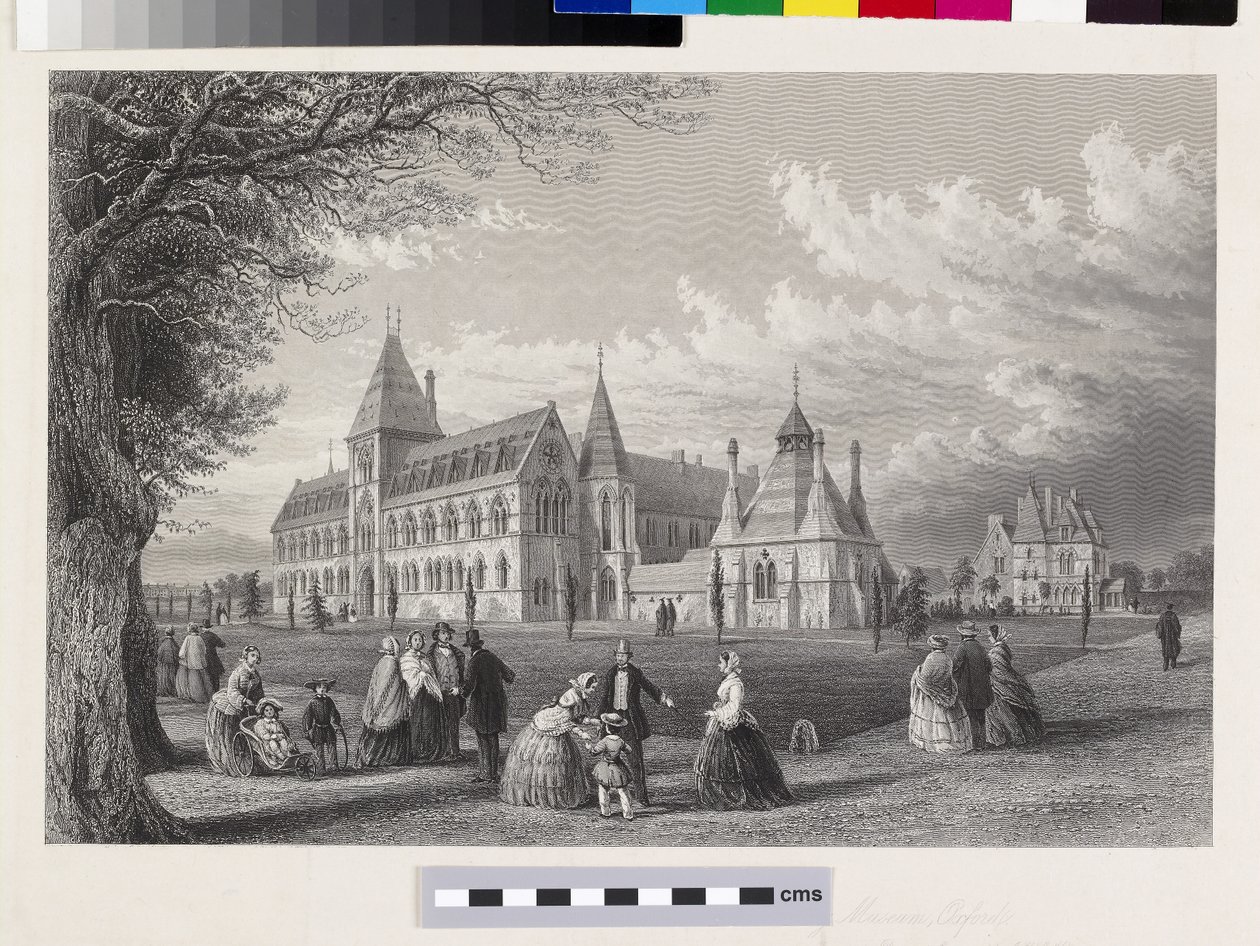Universitetsmuseet: Oxford-almanakk for 1860, 1860 av John Le Keux