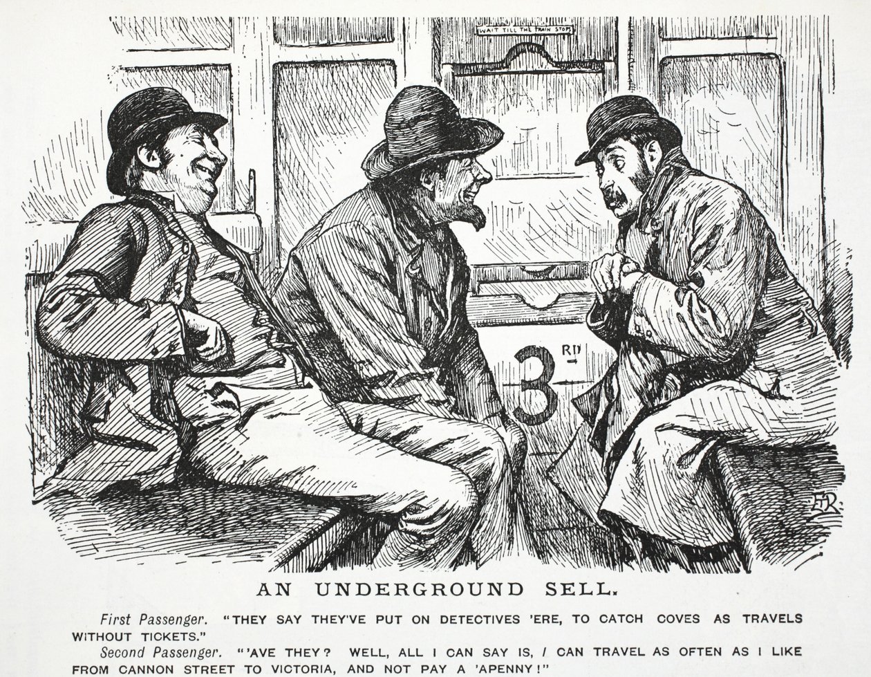 Et underjordisk salg av John Leech