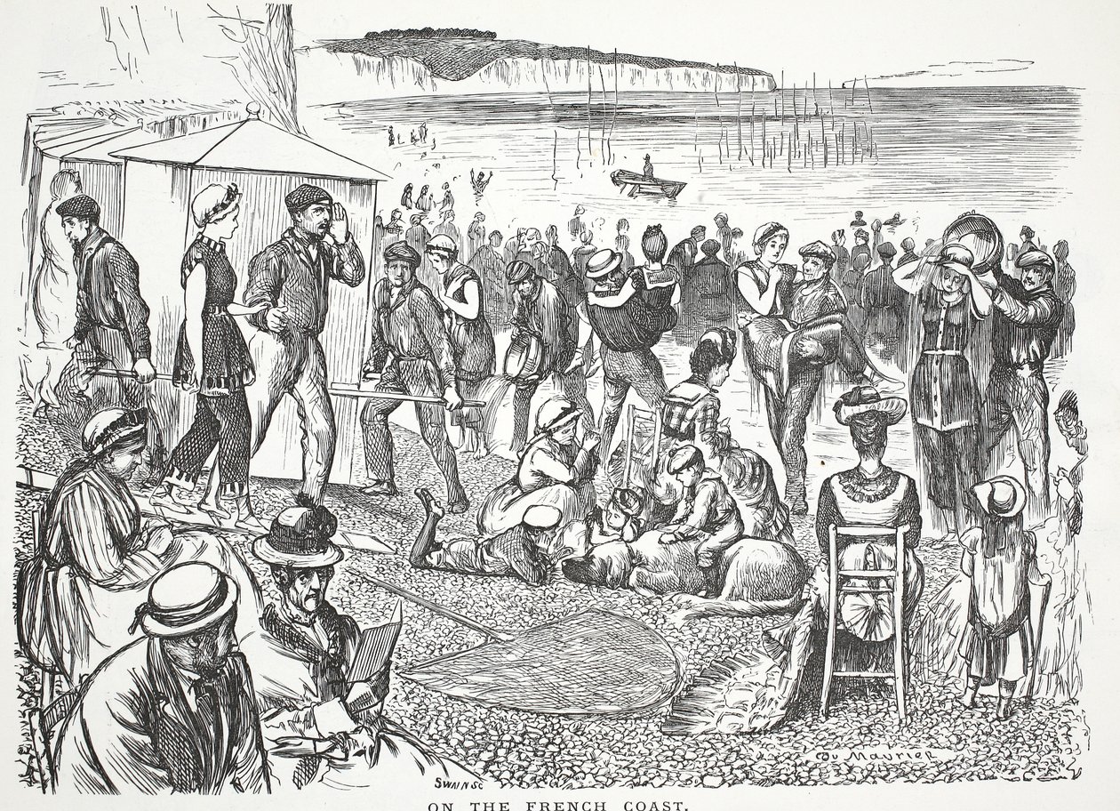 På den franske kysten av John Leech