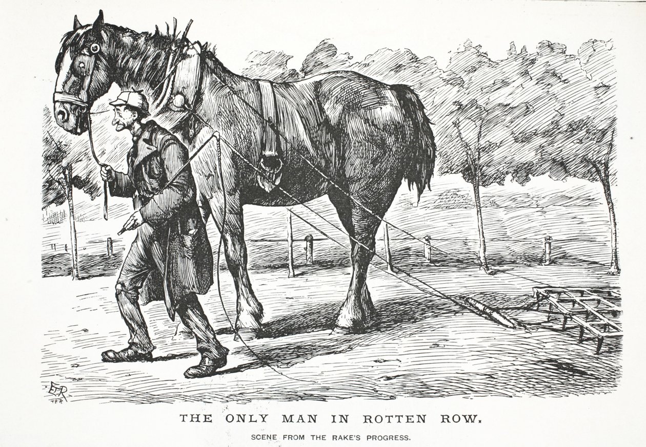Den eneste mannen i Rotten Row av John Leech