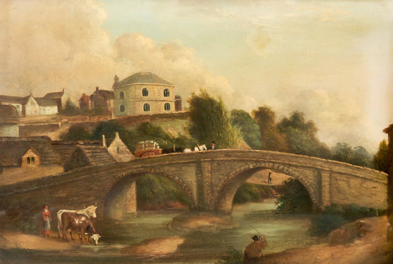 St Georges kirke, Stalybridge, ca. 1820-40 av John Lees