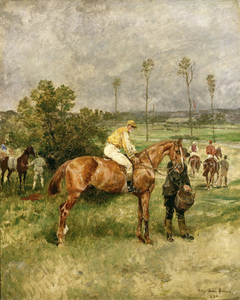 Før starten, 1890 av John Lewis Brown