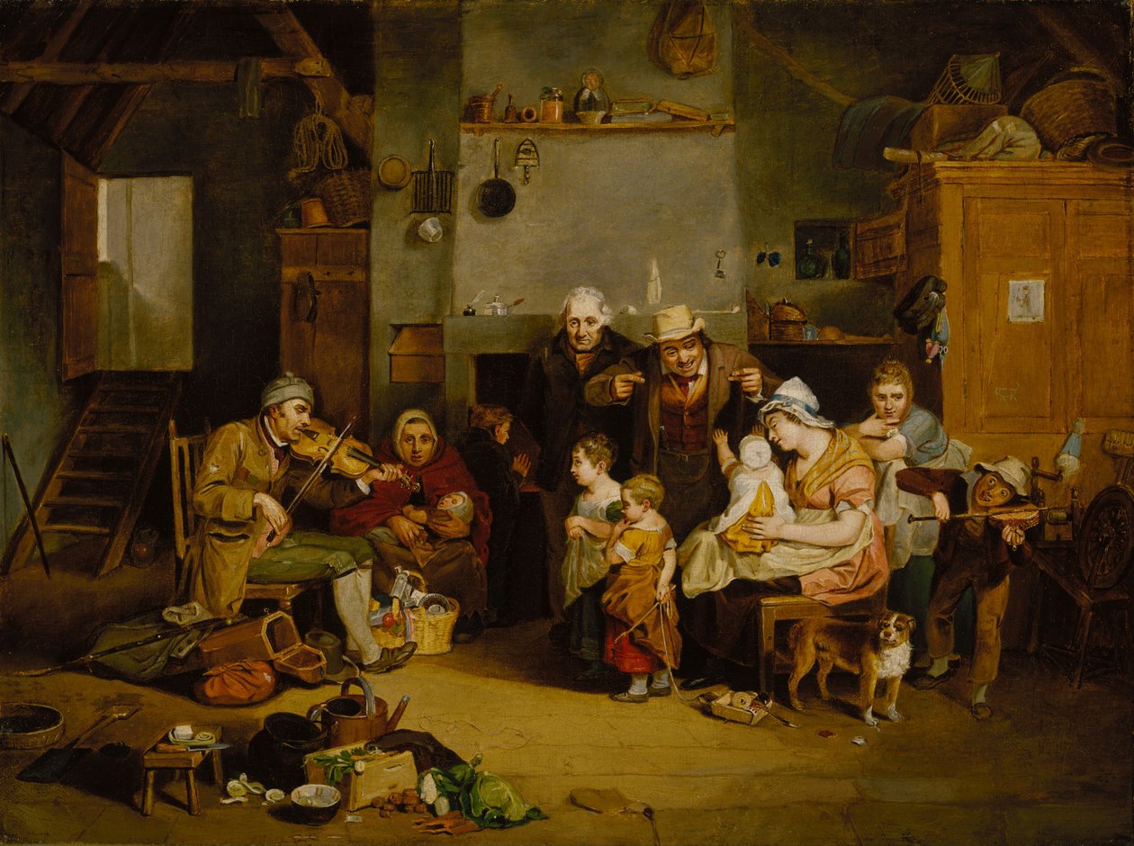Blind fiddler av John Lewis Krimmel