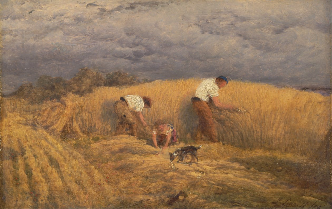 En ferdig studie for høsting av John Linnell