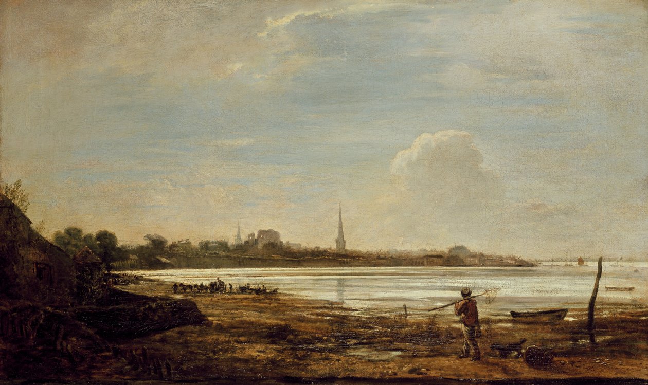 Utsikt over Southampton, 1819 av John Linnell