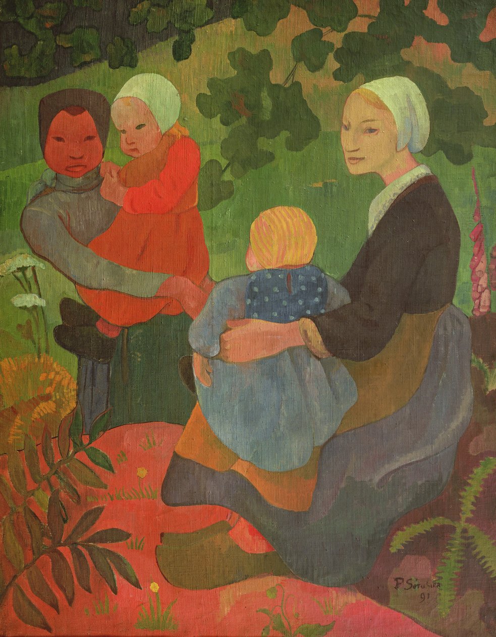 En bretonsk hushjelp, ca. 1891 av John Longstaff