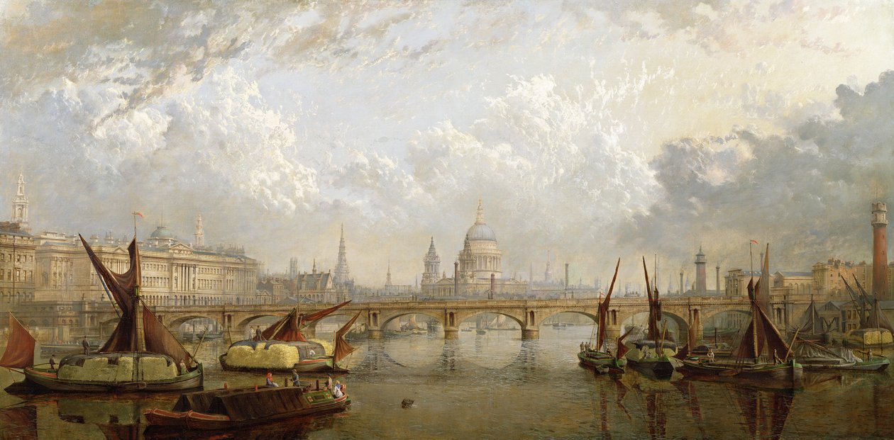 Themsen, London av John MacVicar Anderson