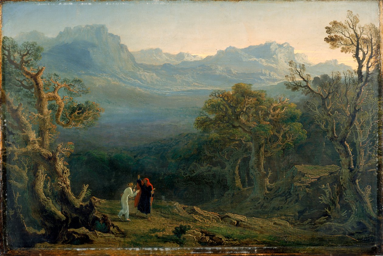 Edwin og Angelina, 1816 av John Martin