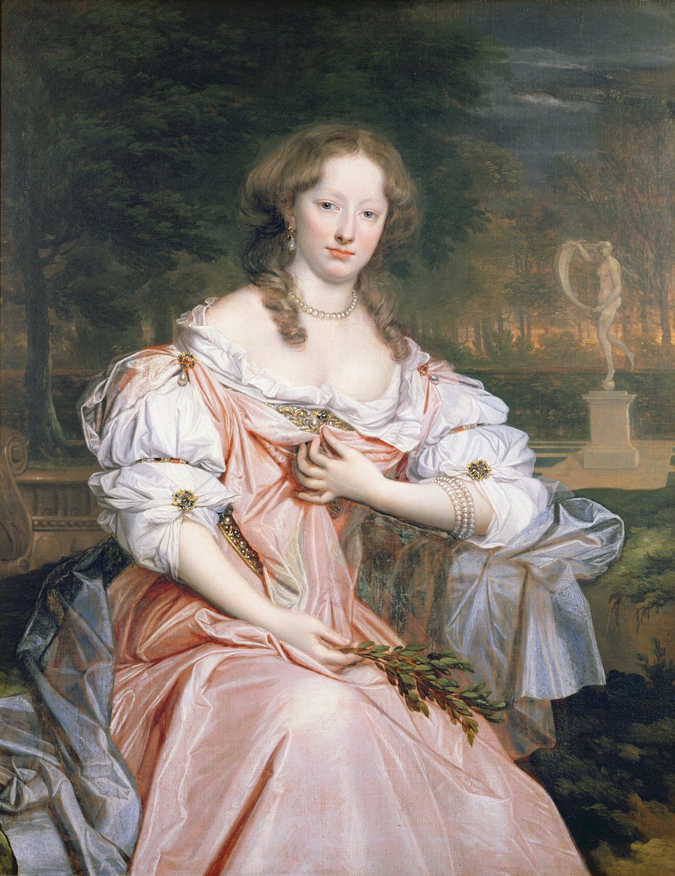 Portrett av Grace Wilbraham (1656-1744) av John Michael Wright