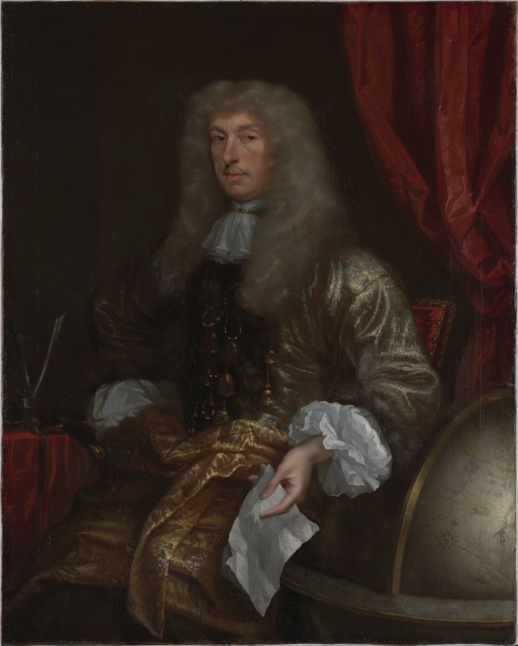 Portrett av Sir John Chardin, fransk reisende og kjøpmann av John Michael Wright