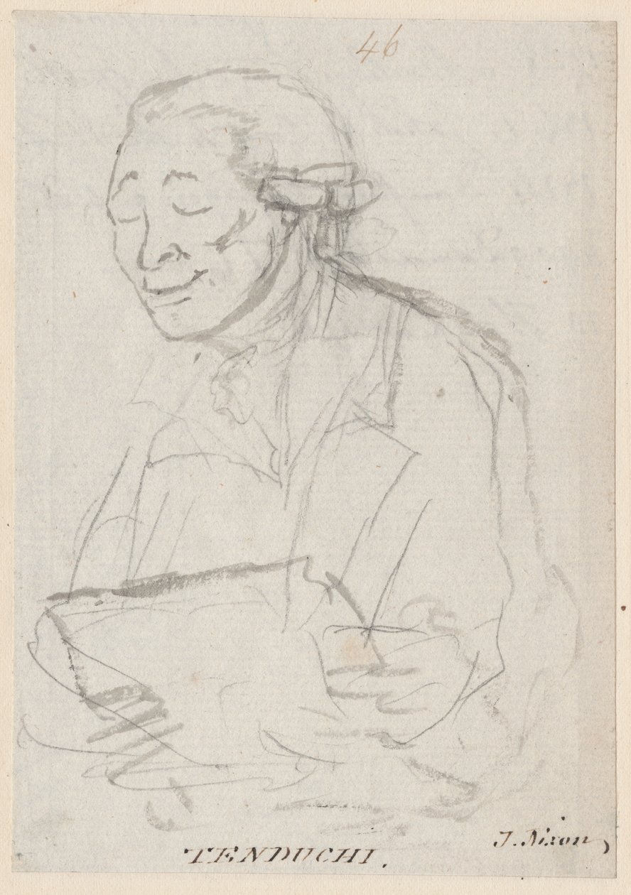 Tenducci, ca. 1785 (blyant og vask på papir) av John Nixon