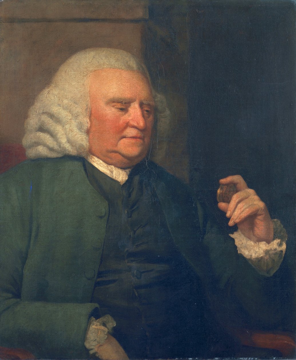 Ukjent mann, kalt Samuel Johnson av John Opie