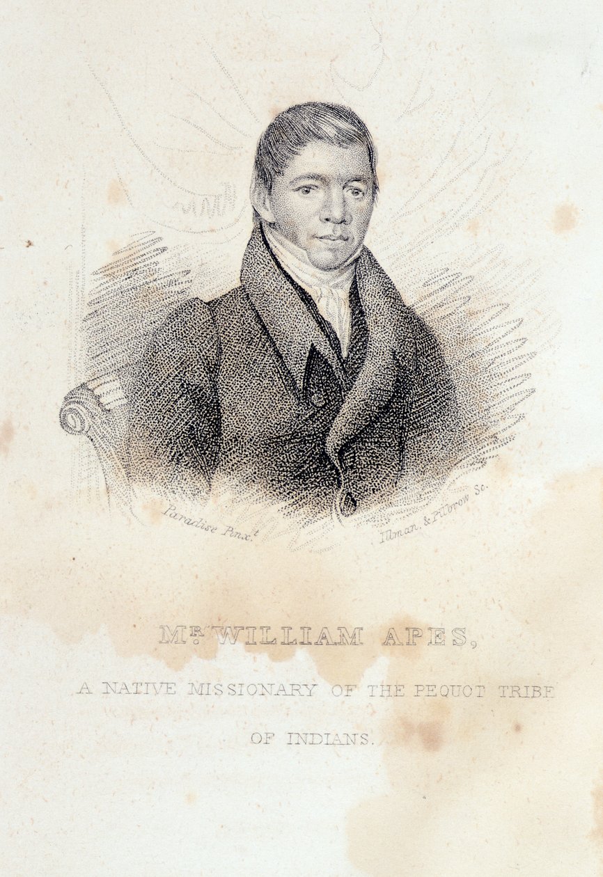 Portrett av William Apes, gravert av Illman og Pilbrow av John Paradise