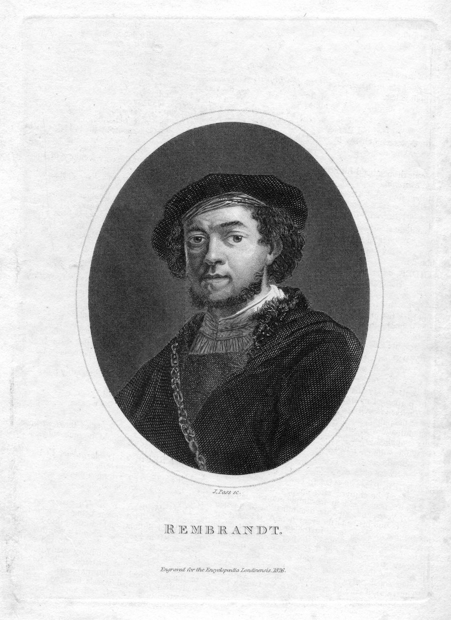 Rembrandt van Rijn (med pass) av John Pass