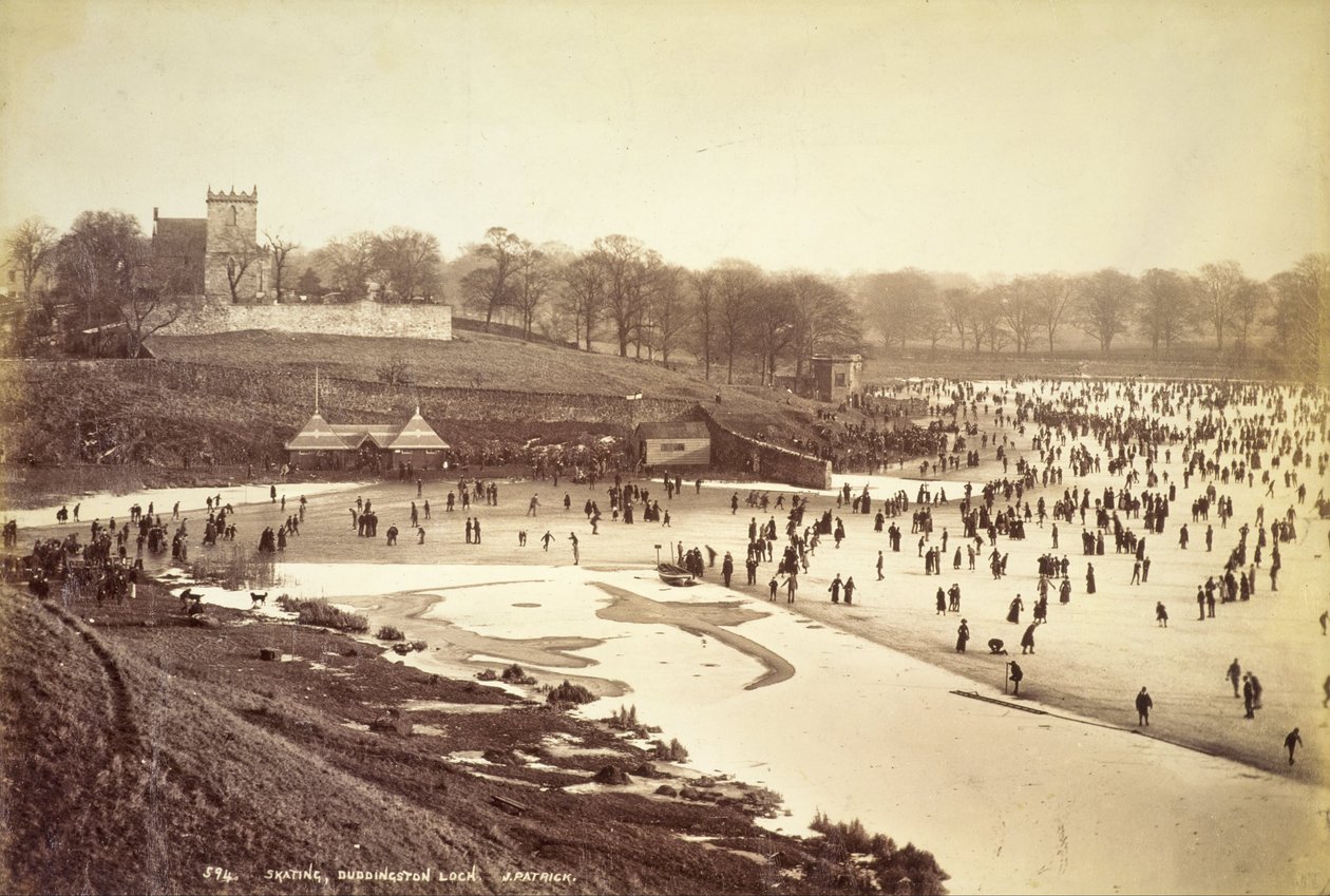 Skating, Duddingston Loch av John Patrick