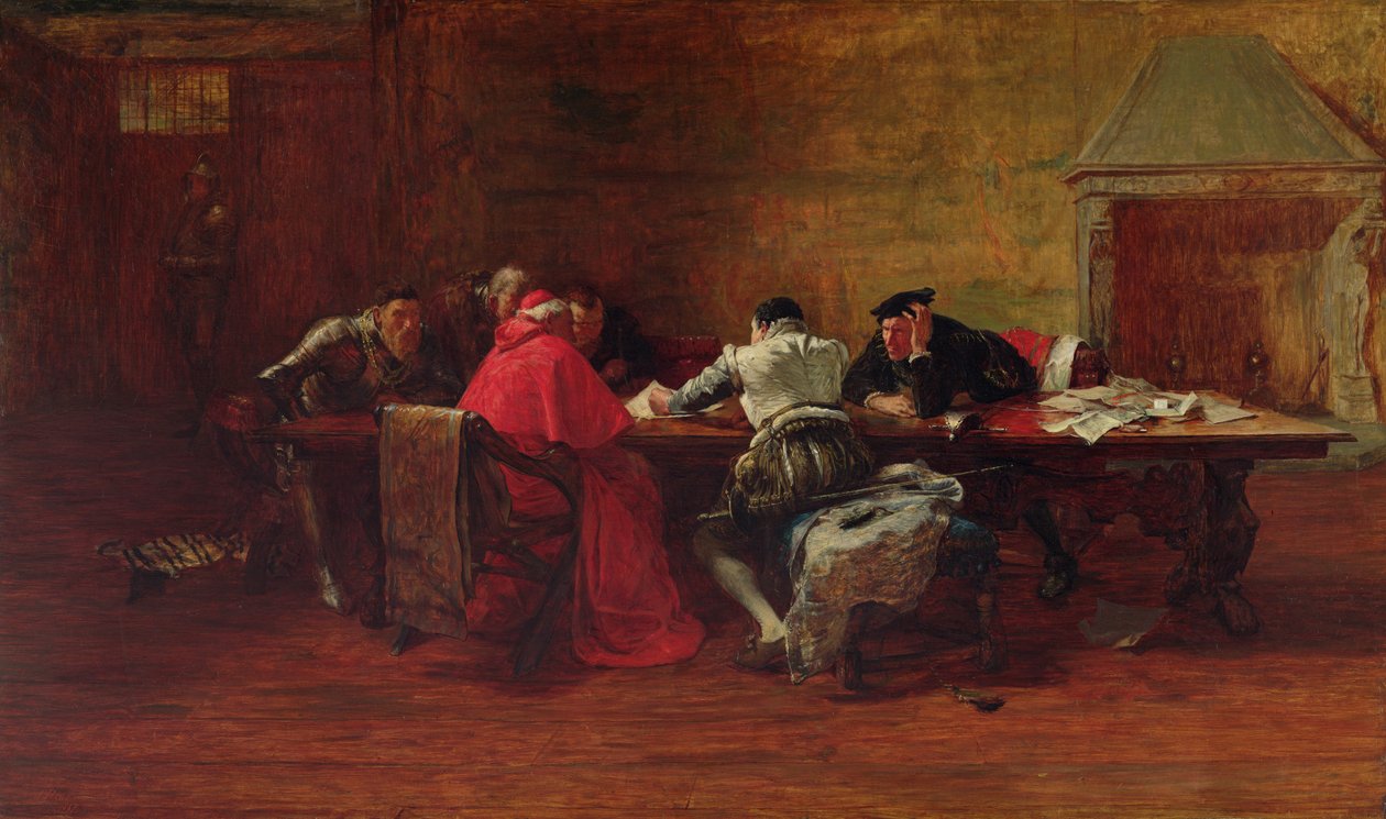 Forræderi, 1867 av John Pettie