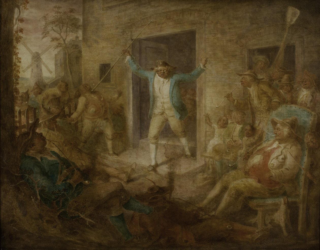 Edikt av William the Testy Against Tobacco, 1865 av John Quidor