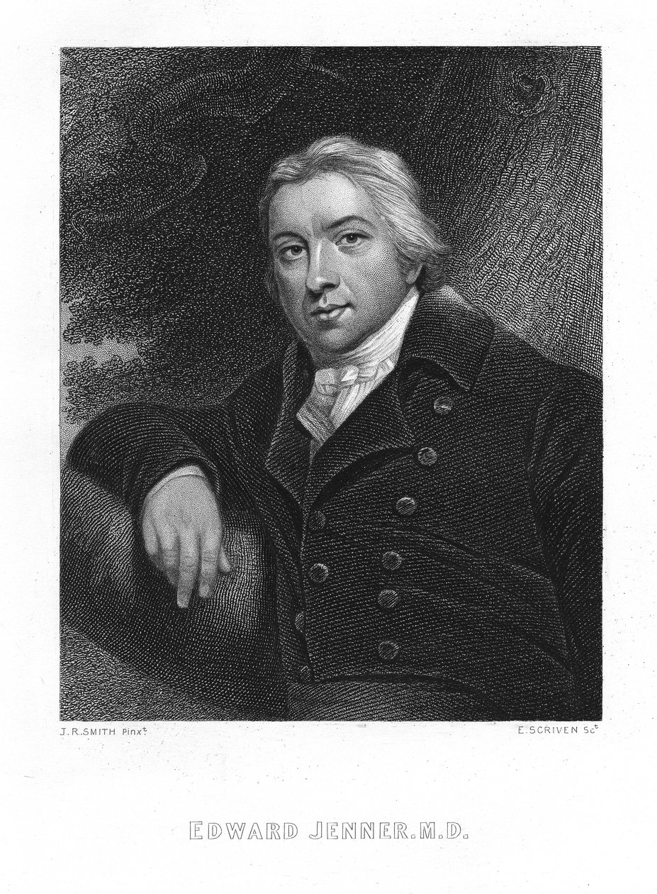 Edward Jenner, gravert av E. Scriven av John Raphael Smith