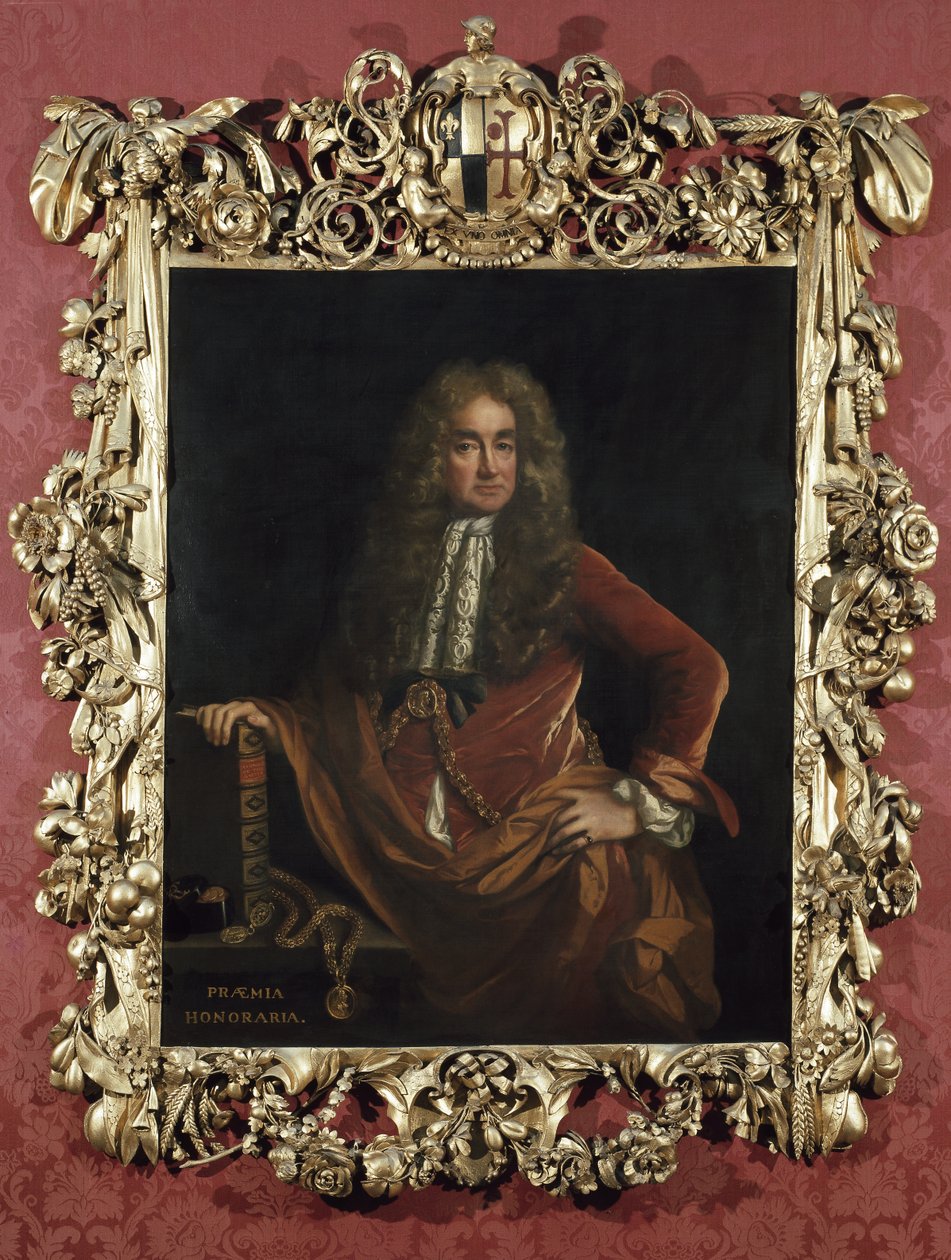 Portrett av Elias Ashmole av John Riley