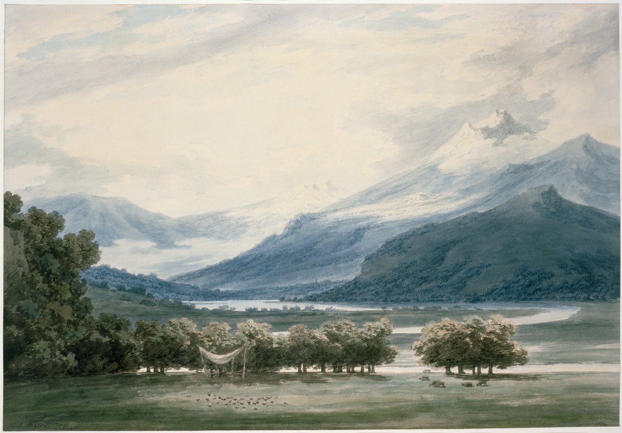 Bressanone, Sør-Tirol av John Robert Cozens