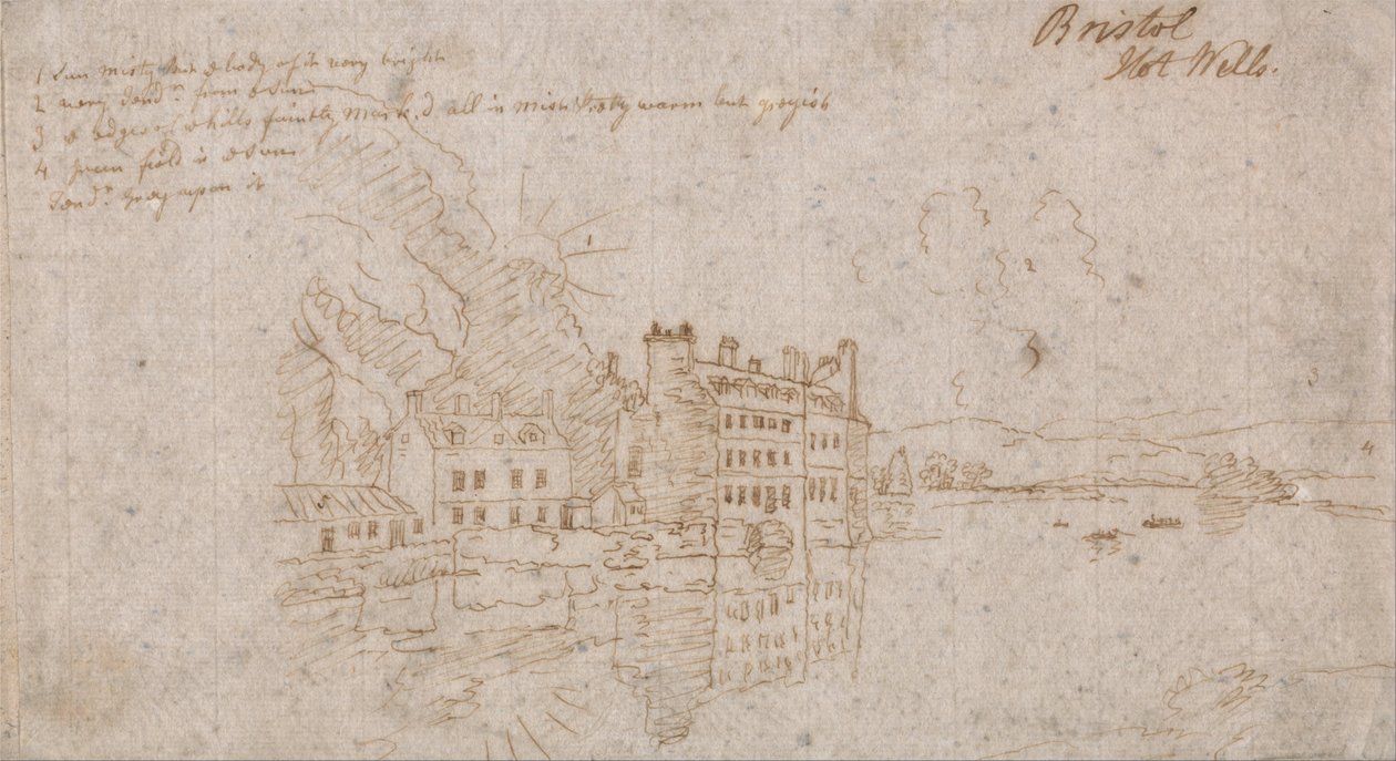 Bristol Hot Wells av John Robert Cozens