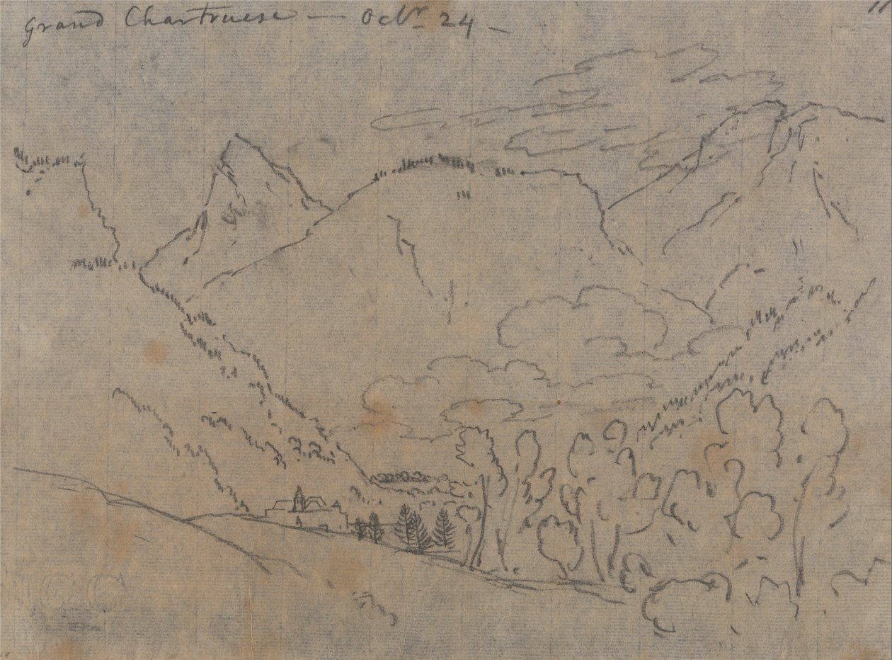 Grand Chartreuse, 24. oktober av John Robert Cozens