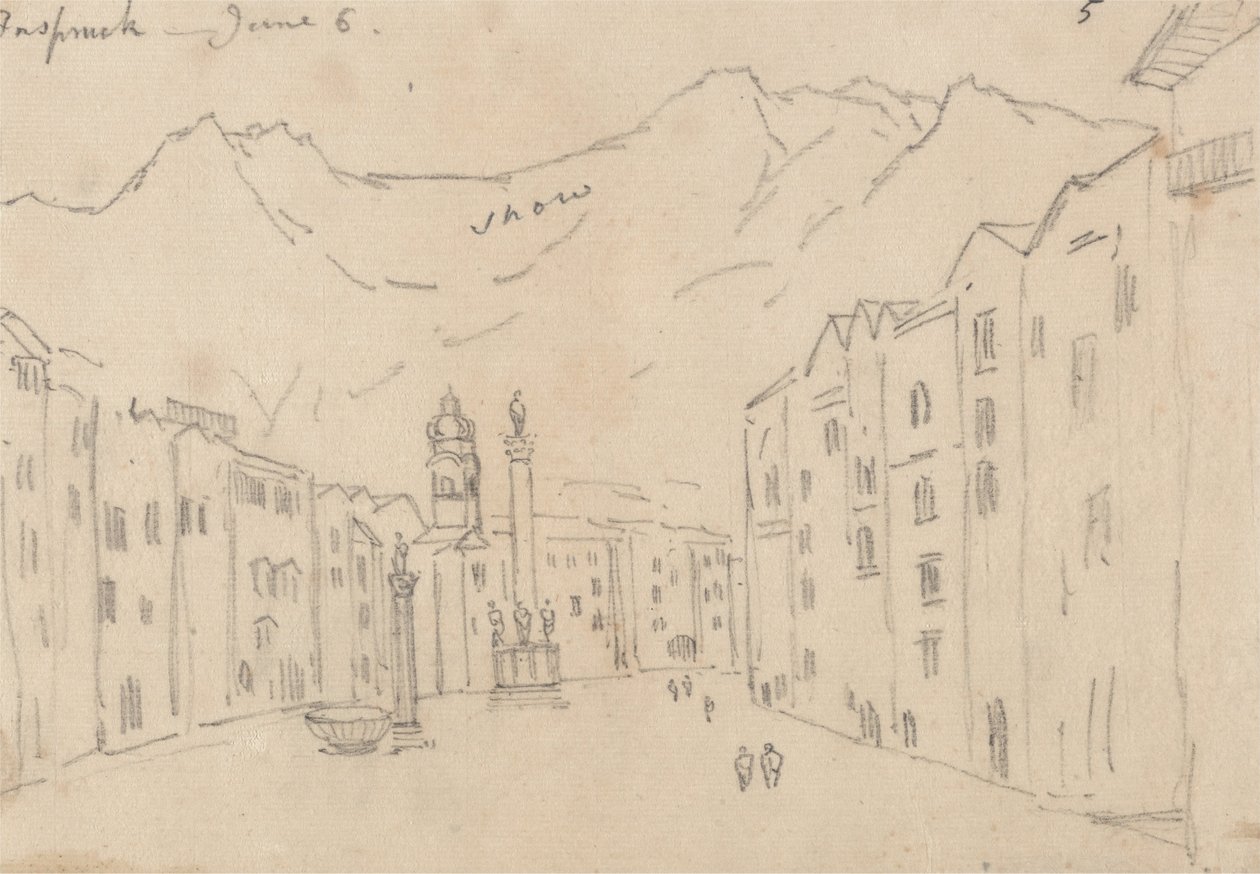 Innsbruck, 6. juni av John Robert Cozens
