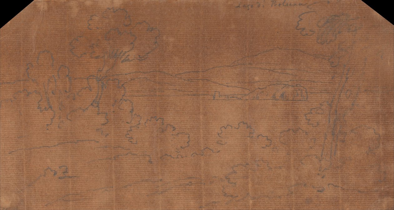 Bolsena -sjøen av John Robert Cozens