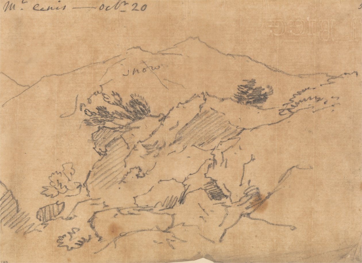 Mont Cenis, 20. oktober av John Robert Cozens