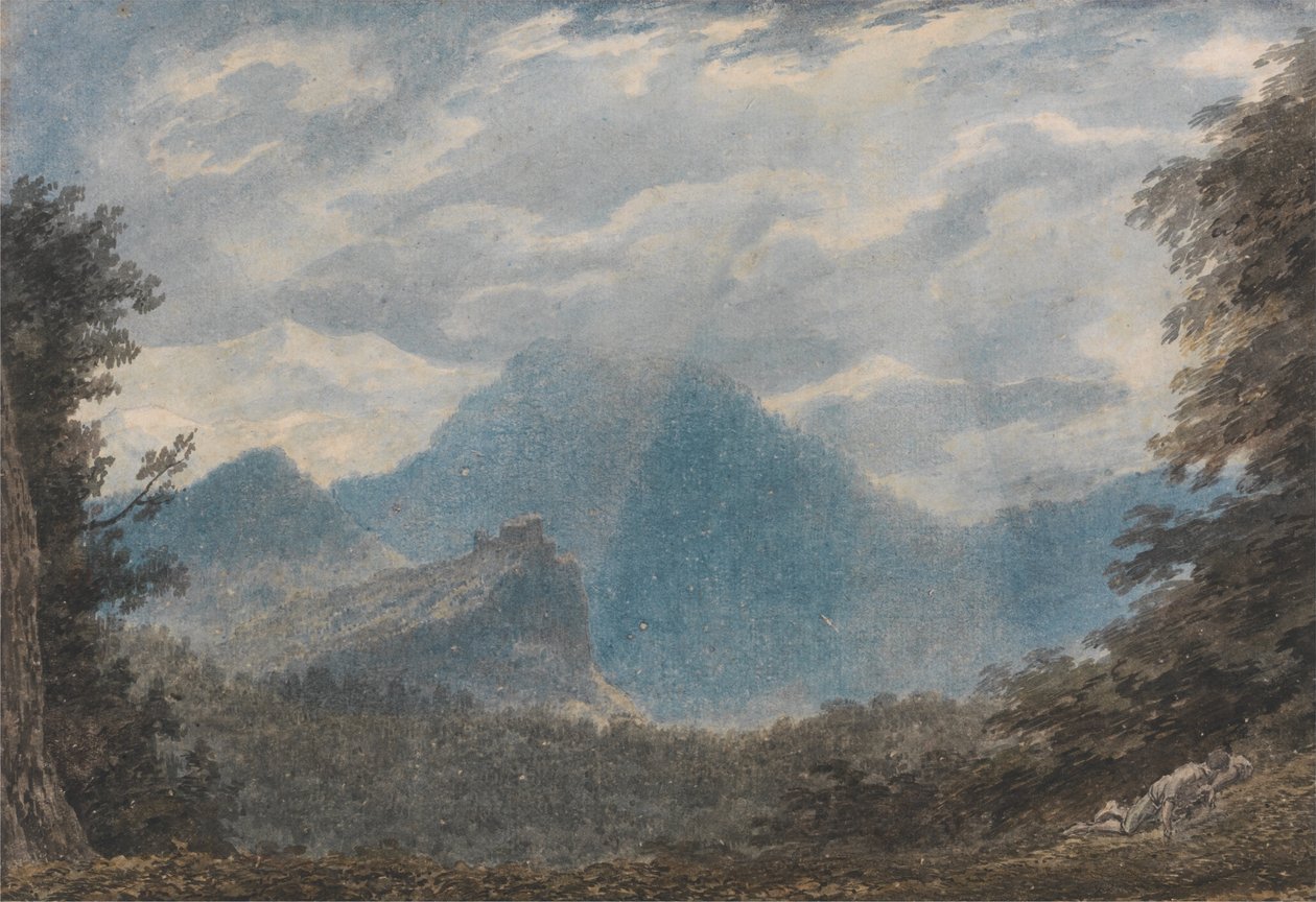 Monte della Madonna, nær Argua av John Robert Cozens