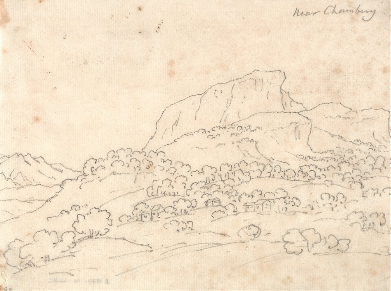 I nærheten av Chamberg av John Robert Cozens