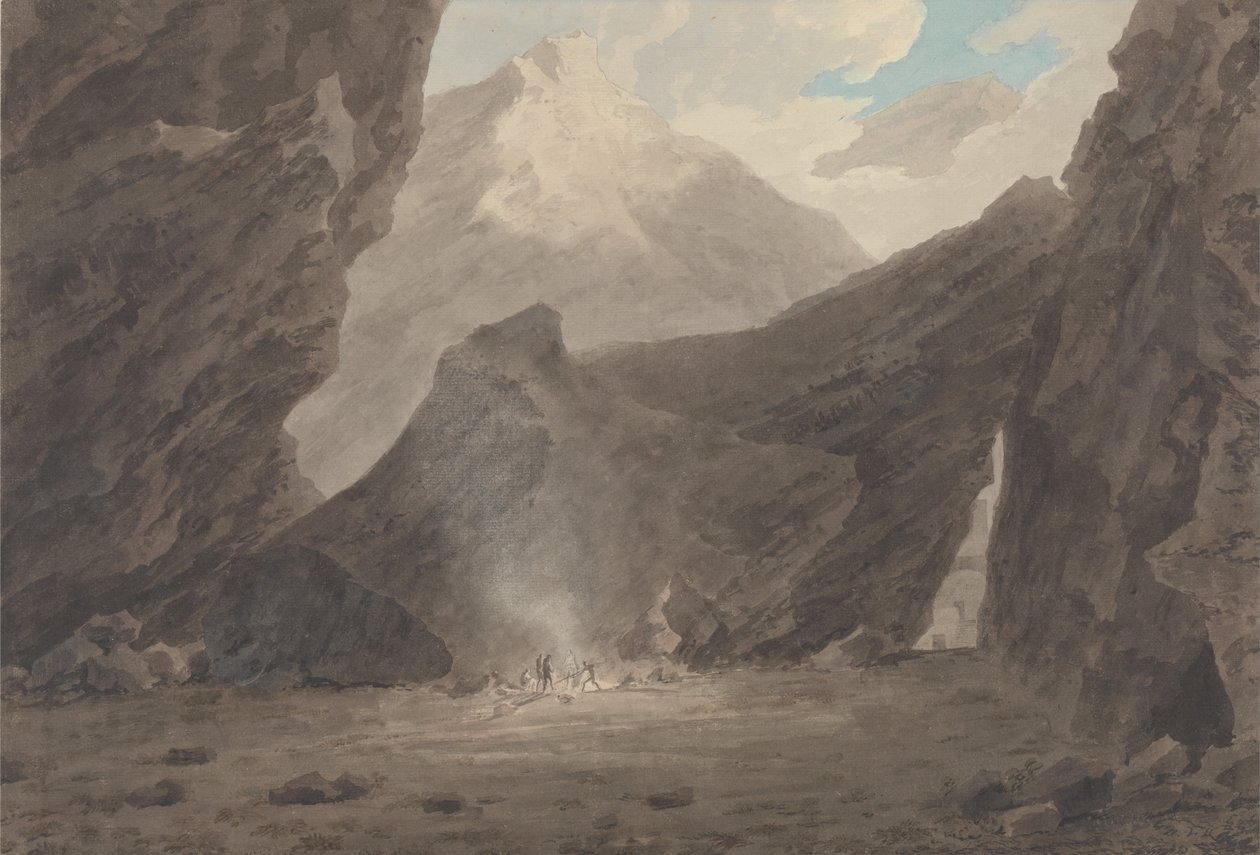 I nærheten av Chiavenna i Grisons av John Robert Cozens