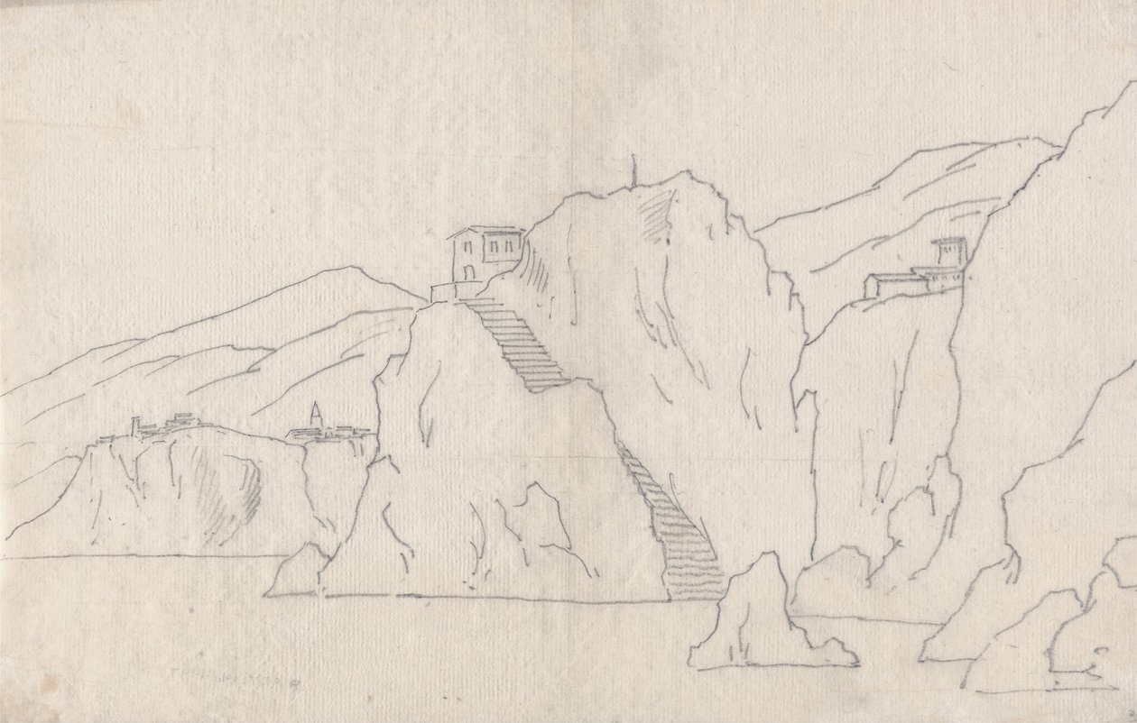Rock Coastline av John Robert Cozens