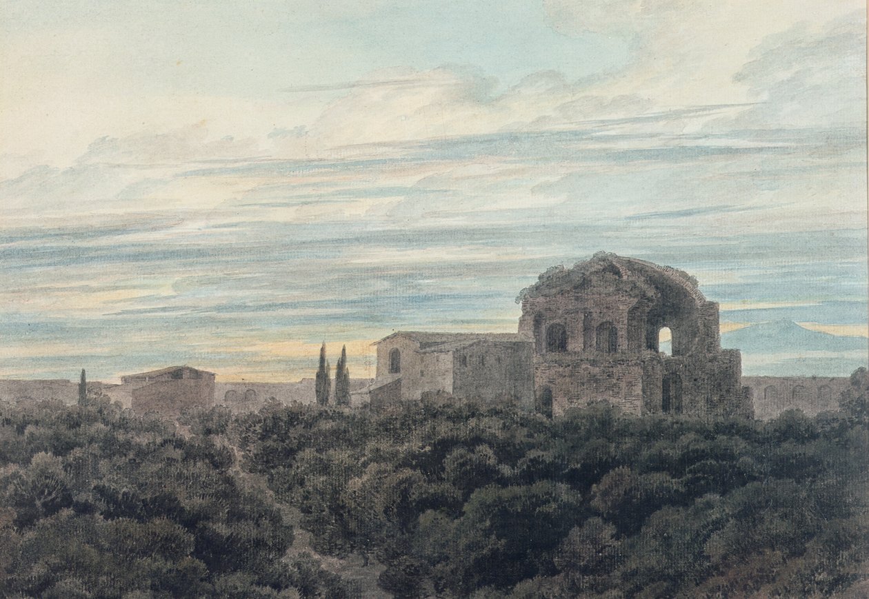 Temple of Minerva Medica av John Robert Cozens