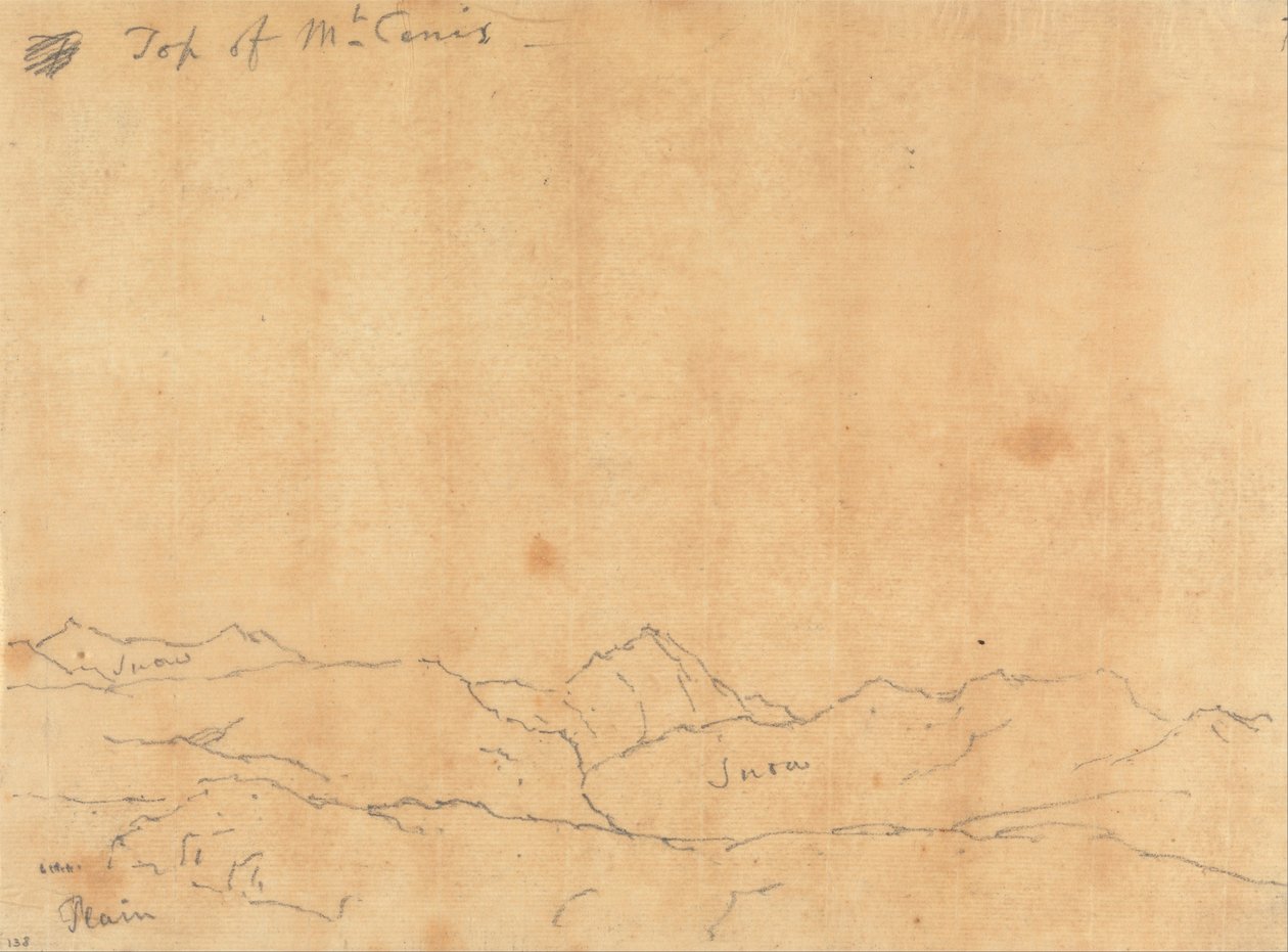 Toppen av Mont. Cenis av John Robert Cozens
