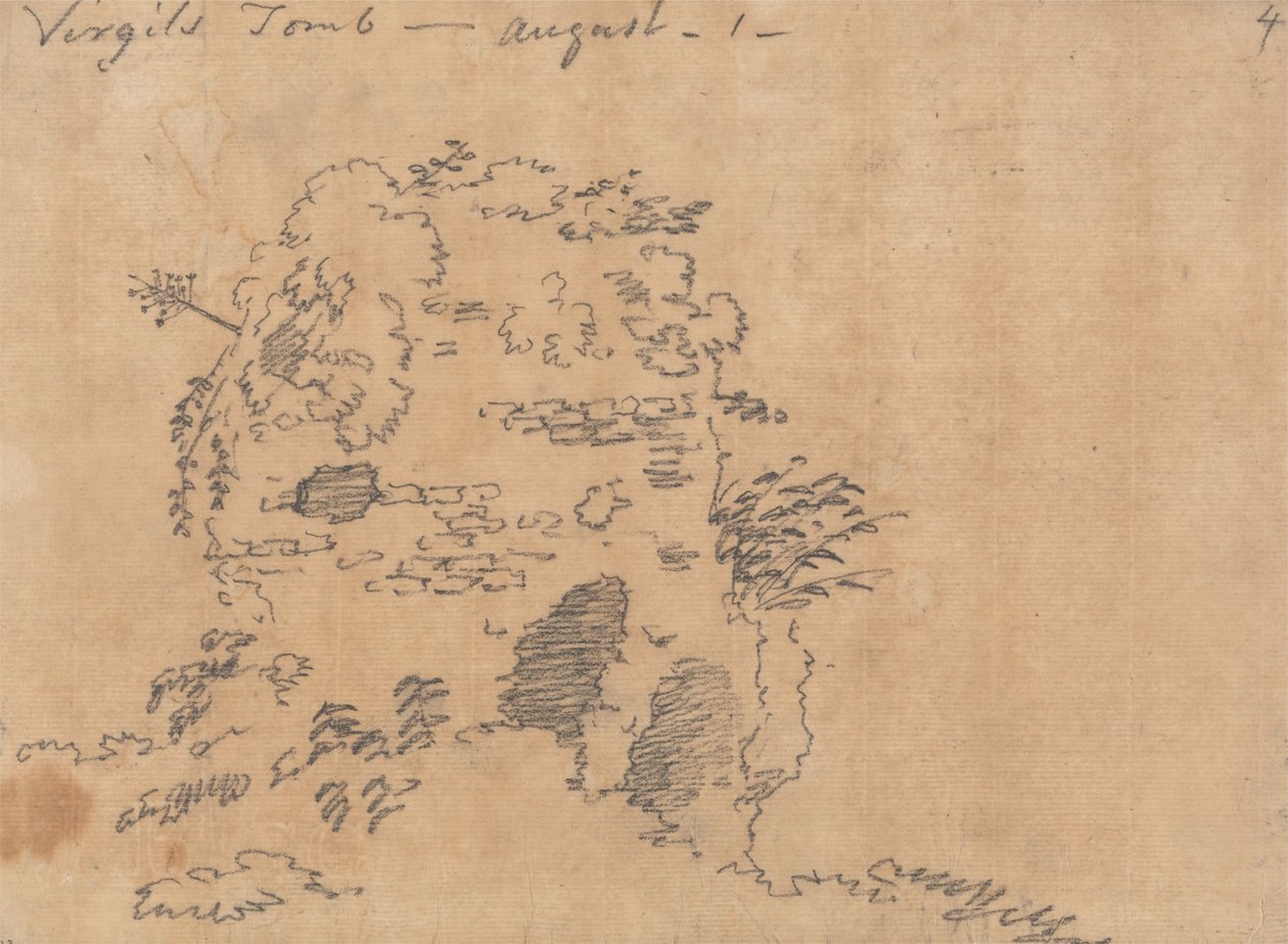 Virgils grav, 1. august av John Robert Cozens