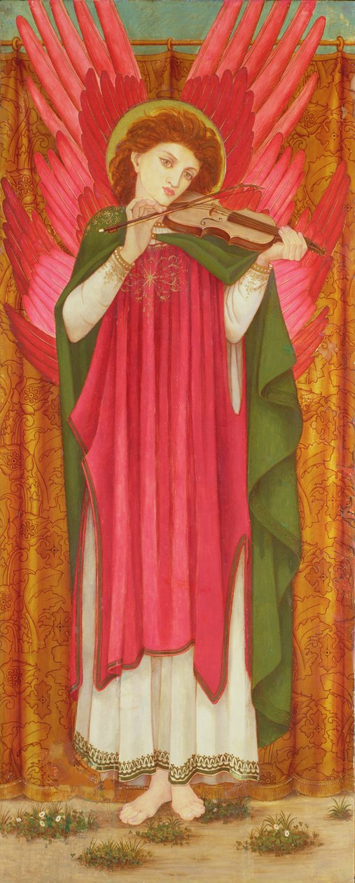 Engel som spiller fiolin av John Roddam Spencer Stanhope