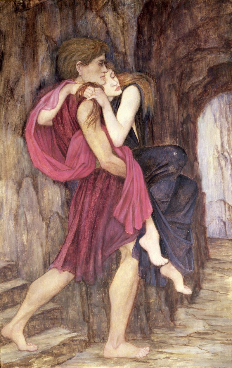 To figurer i en hule av John Roddam Spencer Stanhope